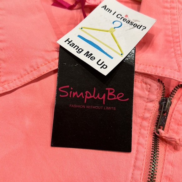 Simply Be Pink Jean Jacket - Picture 4 of 4
